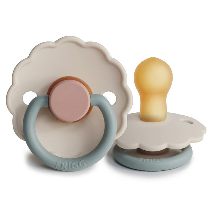 Cotton Candy FRIGG Daisy Rubber Pacifiers by FRIGG sold by Just Børn