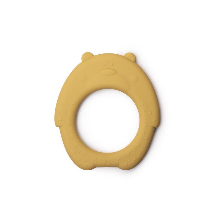 Mustard JBØRN Bear Teether | Personalisable by Just Børn sold by Just Børn