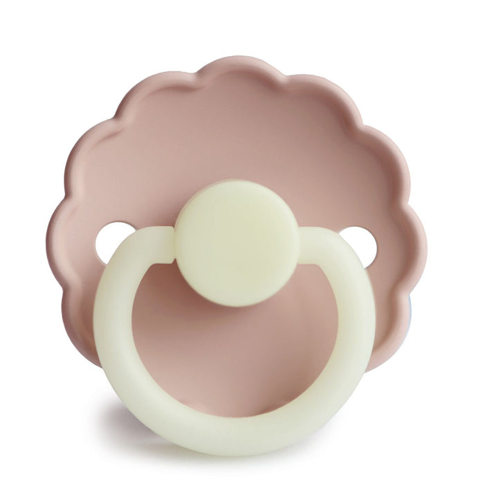Blush Night Glow FRIGG Daisy Silicone Pacifier by FRIGG sold by Just Børn