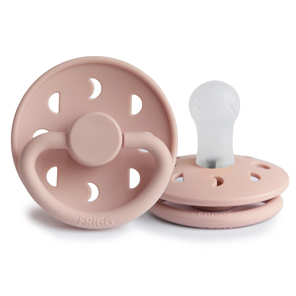 Blush FRIGG Moon Silicone Pacifier by FRIGG sold by Just Børn