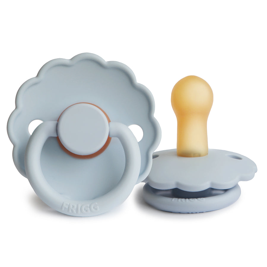 Powder Blue FRIGG Daisy Natural Rubber Latex Pacifier by FRIGG sold by Just Børn