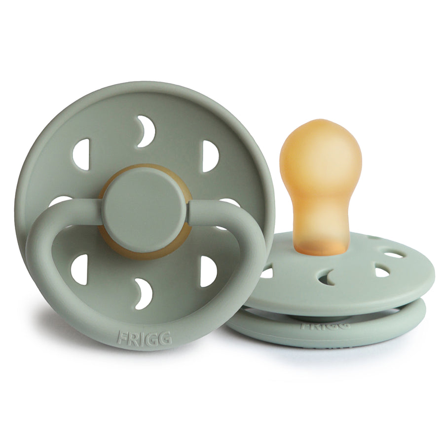 Sage FRIGG Moon Natural Rubber Latex Pacifier by FRIGG sold by Just Børn