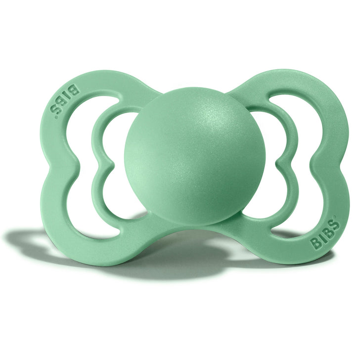 Seafoam BIBS SUPREME Silicone Pacifier (Size 2) by BIBS sold by Just Børn