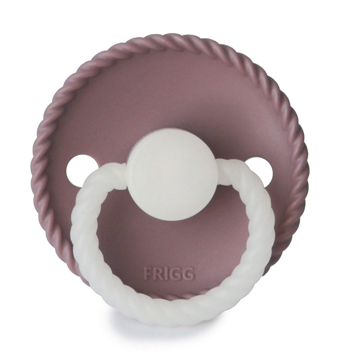 Twilight Mauve Night Glow FRIGG Rope Silicone Pacifiers by FRIGG sold by Just Børn