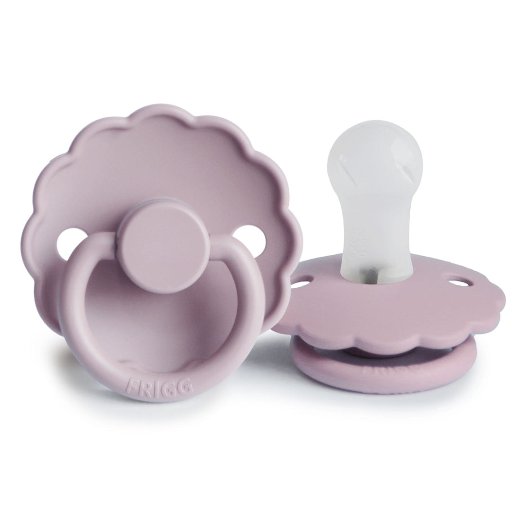 Soft Lilac FRIGG Daisy Silicone Pacifier by FRIGG sold by Just Børn